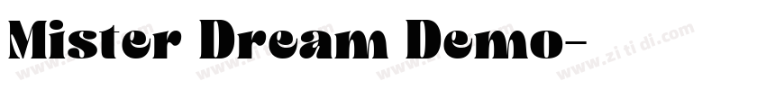 Mister Dream Demo字体转换